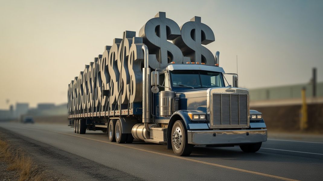 Delivery Truck Full of Amazon FBA Fees