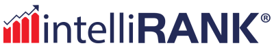 intelliRANK Logo - same line RED-BLUE - PNG